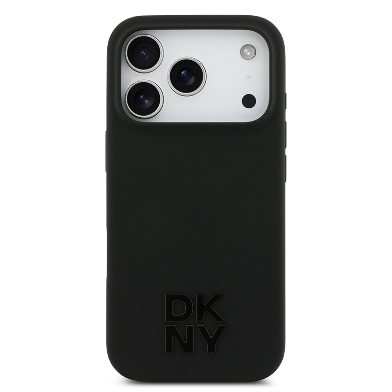 Apple iPhone 17 Pro Kılıf DKNY Orjinal Lisanslı M-safe Şarj Özellikli Metal Logolu Silikon Kapak - 5