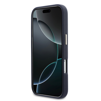 Apple iPhone 17 Pro Kılıf Guess Orjinal Lisanslı 4G Büyük Metal Kamera Çerçeveli PU Deri Resin Kapak - 21