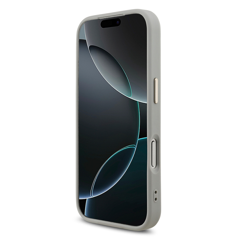 Apple iPhone 17 Pro Kılıf Guess Orjinal Lisanslı 4G Büyük Metal Kamera Çerçeveli ve Logolu Glitter Kapak - 30