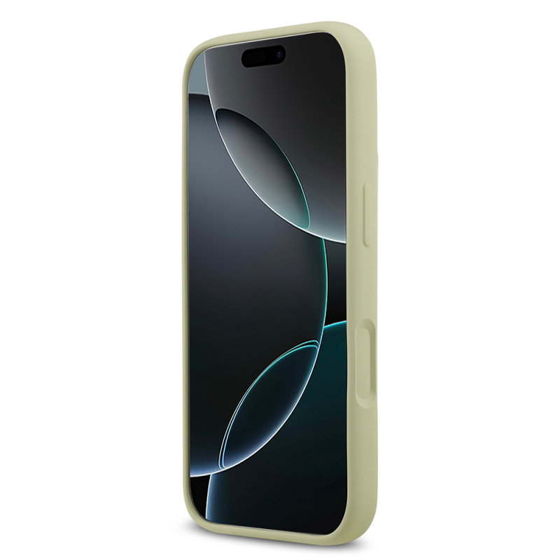 Apple iPhone 17 Pro Kılıf Guess Orjinal Lisanslı Grained Yazı Logolu Kapak - 16