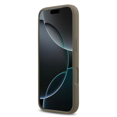 Apple iPhone 17 Pro Kılıf Guess Orjinal Lisanslı Grained Yazı Logolu Kapak - 30