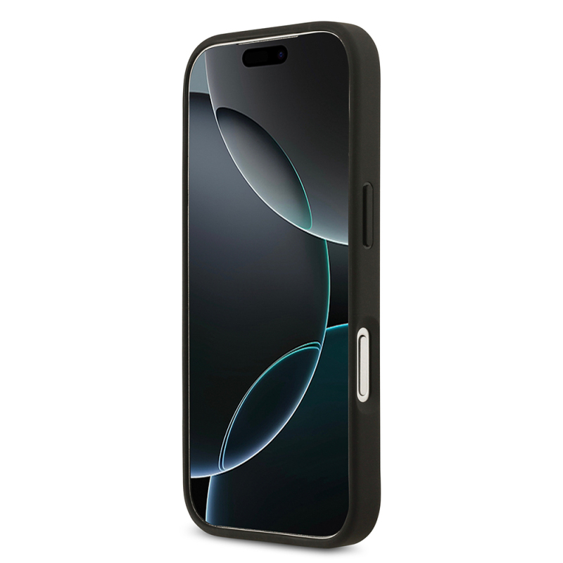 Apple iPhone 17 Pro Kılıf Guess Orjinal Lisanslı Gül Baskılı Büyük Metal Logo Dizaynlı Kapak - 6