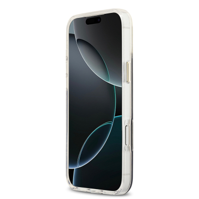 Apple iPhone 17 Pro Kılıf Guess Orjinal Lisanslı M-safe Şarj Özellikli 4G Desenli Simli Silikon Kapak - 20