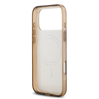 Apple iPhone 17 Pro Kılıf Guess Orjinal Lisanslı M-safe Şarj Özellikli IML Baskılı Klasik Logolu 4G Desenli Kapak - 15