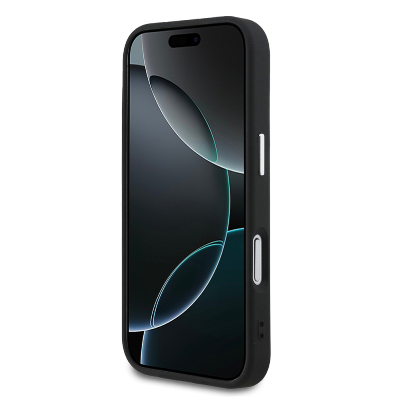 Apple iPhone 17 Pro Kılıf Guess Orjinal Lisanslı M-safe Şarj Özellikli Klasik Yazı Logolu PU Deri Kapak - 7