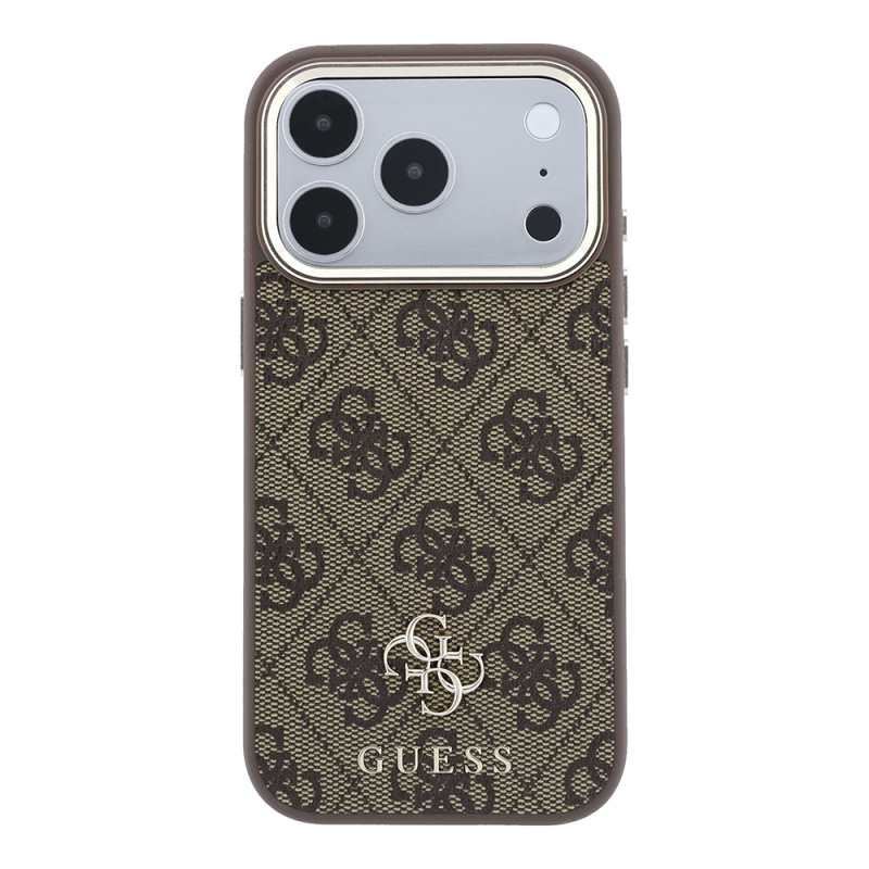 Apple iPhone 17 Pro Kılıf Guess Orjinal Lisanslı M-safe Şarj Özellikli Small 4G Classic Logolu Kapak - 5