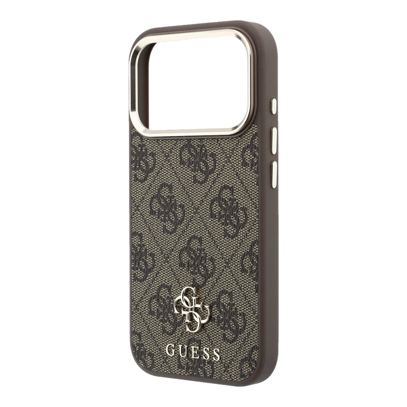 Apple iPhone 17 Pro Kılıf Guess Orjinal Lisanslı M-safe Şarj Özellikli Small 4G Classic Logolu Kapak - 11
