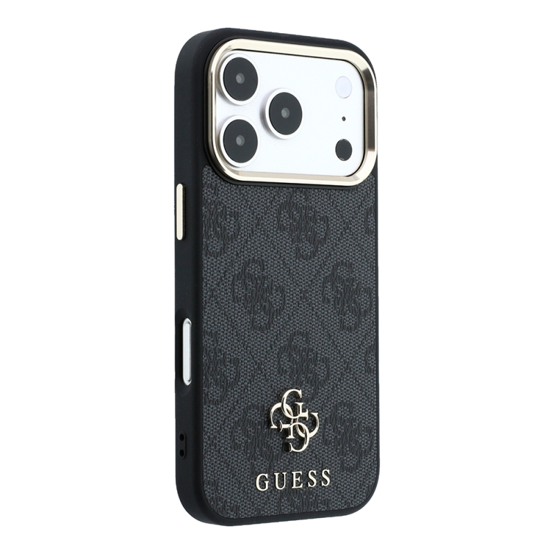 Apple iPhone 17 Pro Kılıf Guess Orjinal Lisanslı M-safe Şarj Özellikli Small 4G Classic Logolu Kapak - 8