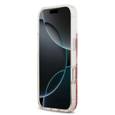 Apple iPhone 17 Pro Kılıf Guess Orjinal Lisanslı M-safe Şarj Özellikli Transparan Resin Bottom Kapak - 7