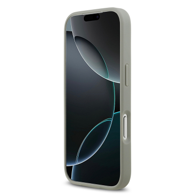 Apple iPhone 17 Pro Kılıf Guess Orjinal Lisanslı Taşlı Arka Yüzey Üçgen Logolu Kapak - 30