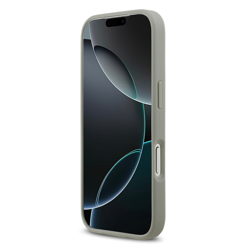Apple iPhone 17 Pro Kılıf Guess Orjinal Lisanslı Taşlı Arka Yüzey Üçgen Logolu Kapak - 30