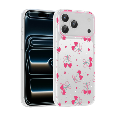 Apple iPhone 17 Pro Kılıf Kamera Korumalı Desenli Zore Klip Kapak - 3