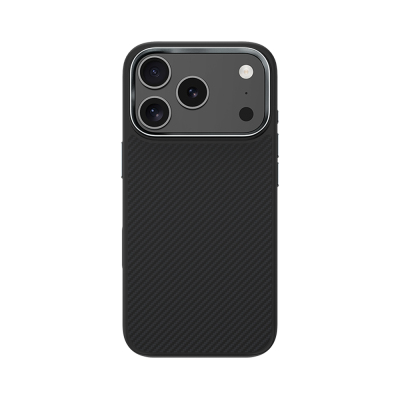 Apple iPhone 17 Pro Kılıf Karbon Fiber M-safe Şarj Özellikli Benks Hybrid ArmorPro 600D Kevlar Kapak - 2