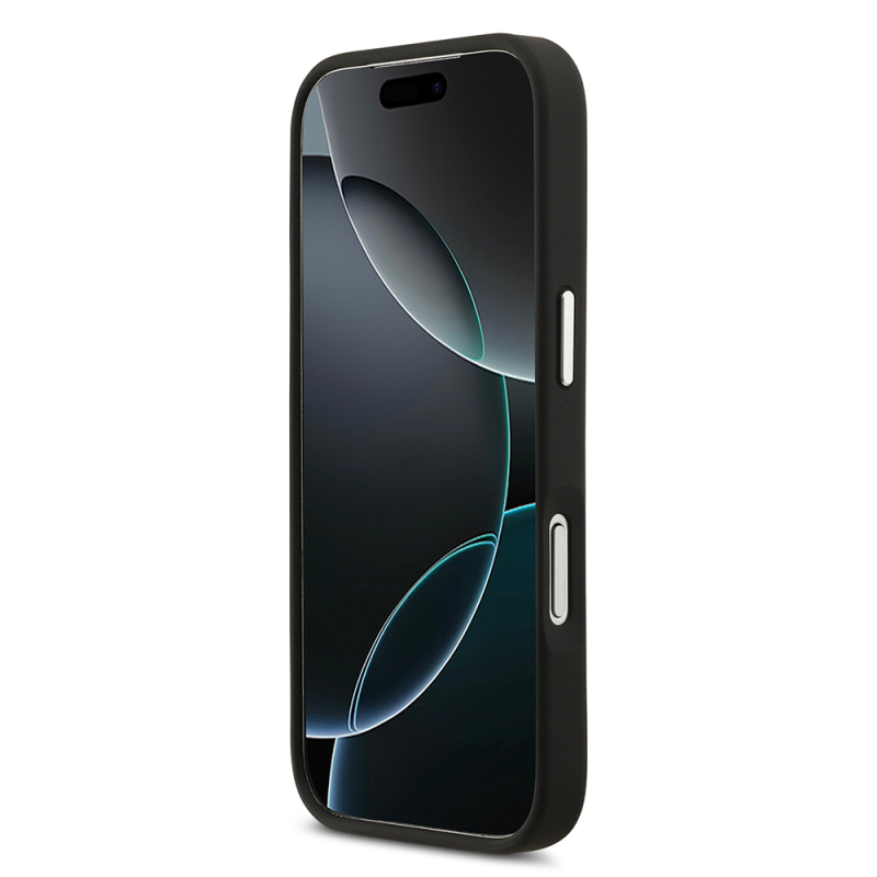 Apple iPhone 17 Pro Kılıf Lacoste Orjinal Lisanslı M-safe Şarj Özellikli Champs Elysees PU Deri Tasarımlı Kapak - 13