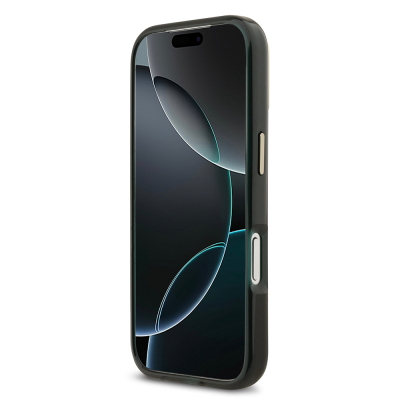 Apple iPhone 17 Pro Kılıf Lacoste Orjinal Lisanslı M-safe Şarj Özellikli Gold Timsah Logolu Buzlu Kapak - 15