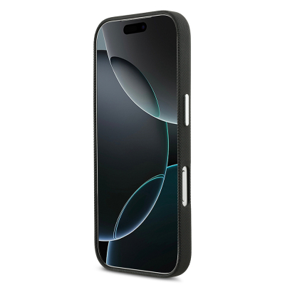 Apple iPhone 17 Pro Kılıf Lacoste Orjinal Lisanslı M-Safe Şarj Özellikli PVC Pike Desenli Arka Yüzey İkonik Timsah Dokuma Logolu Kapak - 13