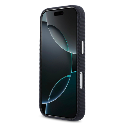 Apple iPhone 17 Pro Kılıf Lacoste Orjinal Lisanslı M-Safe Şarj Özellikli PVC Pike Desenli Arka Yüzey İkonik Timsah Dokuma Logolu Kapak - 19