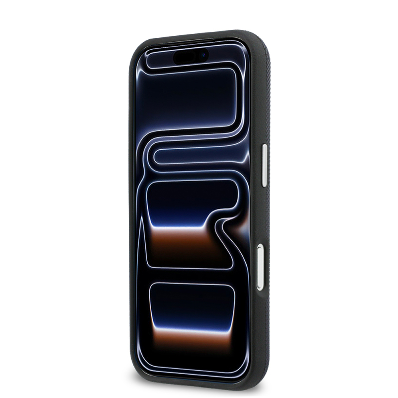 Apple iPhone 17 Pro Kılıf Lacoste Orjinal Lisanslı M-Safe Şarj Özellikli PVC Yarı Pike Desenli Arka Yüzey İkonik Timsah Dokuma Logolu Kapak - 11