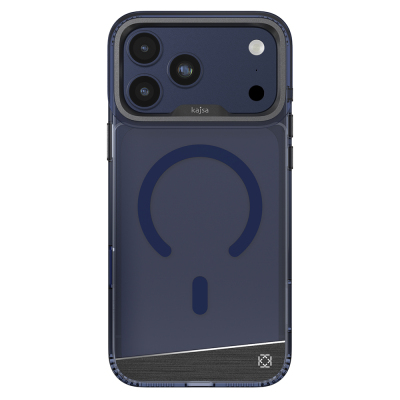 Apple iPhone 17 Pro Kılıf M-safe Şarj Özellikli Airbag Tasarımlı O-Ring Şeffaf Kajsa Trans Alüminyum Shield Serisi Kapak - 2