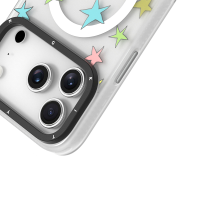 Apple iPhone 17 Pro Kılıf M-Safe Şarj Özellikli Airbagli Çift Katmanlı Youngkit Sweathart Serisi Kapak - 13