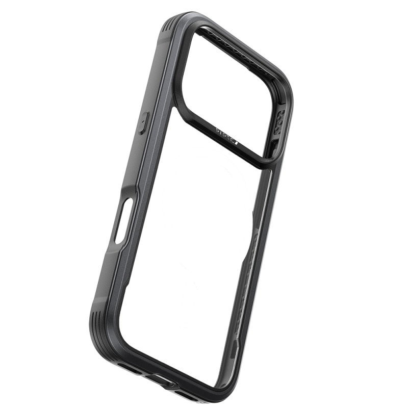 Apple iPhone 17 Pro Kılıf M-safe Şarj Özellikli Airbagli Raptic Shield Serisi Şeffaf Arka Yüzey Kapak - 13