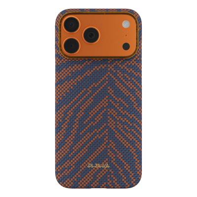 Apple iPhone 17 Pro Kılıf M-safe Şarj Özellikli Aramid Fiber Pitaka Breath of Veins Serisi Kapak - 3