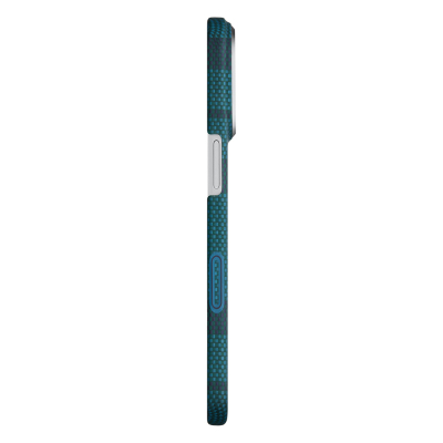 Apple iPhone 17 Pro Kılıf M-safe Şarj Özellikli Aramid Fiber Pitaka Flora in Grid Serisi Kapak - 11