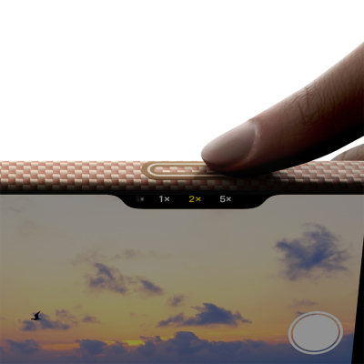 Apple iPhone 17 Pro Kılıf M-safe Şarj Özellikli Aramid Fiber Pitaka Glints of Gold Ultra Slim Serisi Kapak - 26