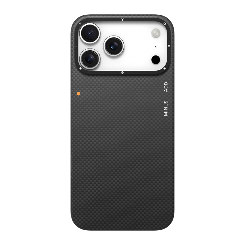Apple iPhone 17 Pro Kılıf M-safe Şarj Özellikli Aramid Fiber Youngkit 1500D Kevlar Extreme Wing Titanyum-Gold Serisi Kapak - 2