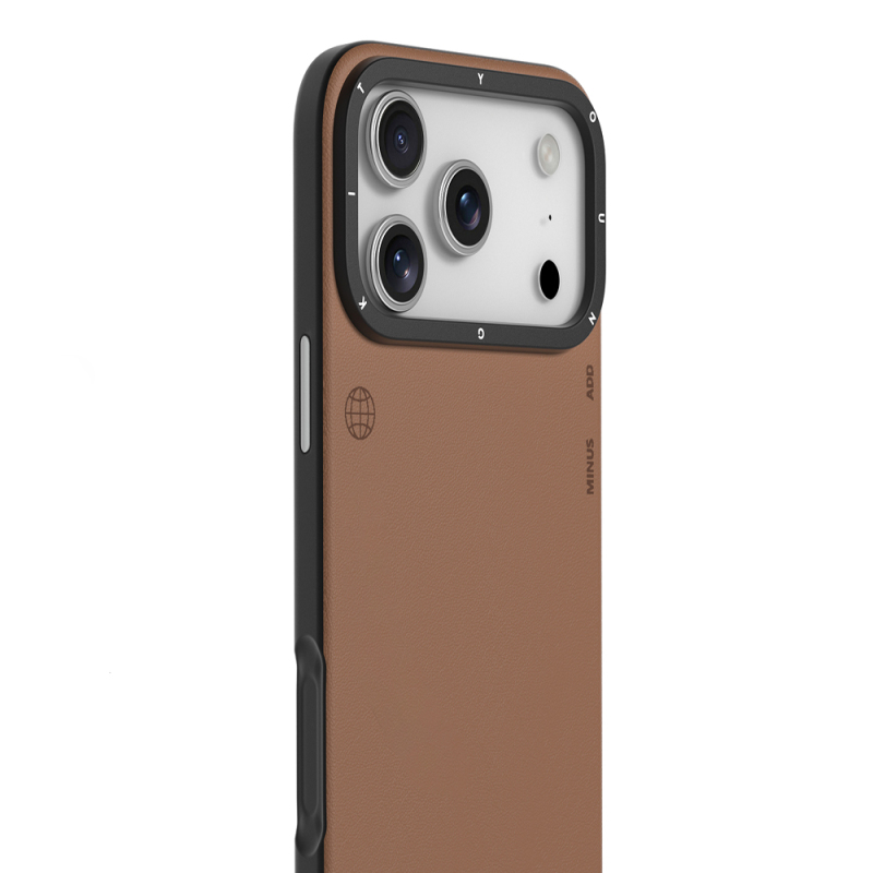 Apple iPhone 17 Pro Kılıf M-safe Şarj Özellikli Basit Mat Deri Desenli Youngkit Tech Fashion Serisi Kapak - 11