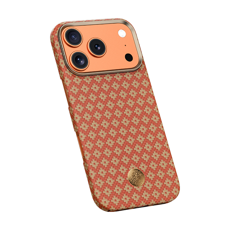 Apple iPhone 17 Pro Kılıf M-Safe Şarj Özellikli Benks ArmorAir ArmorGrid Serisi Kevlar Kapak - 18