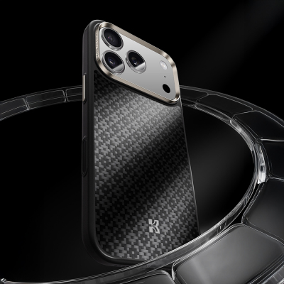 Apple iPhone 17 Pro Kılıf M-Safe Şarj Özellikli Benks ArmorPro ArmorGrid Serisi Kevlar Kapak - 7