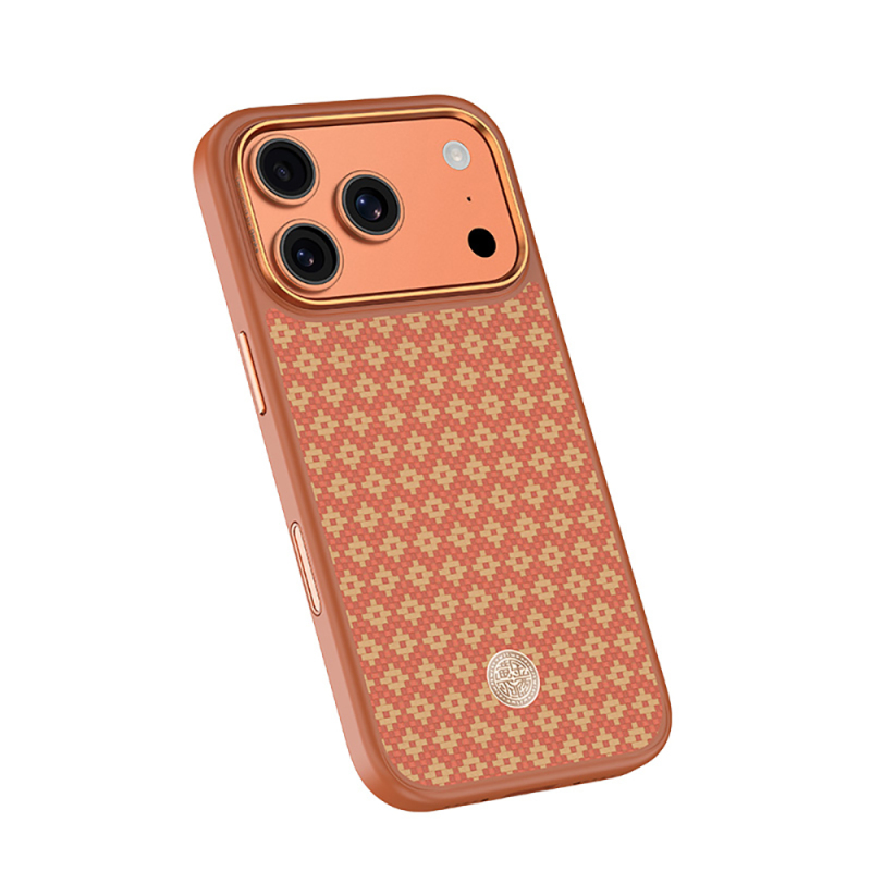 Apple iPhone 17 Pro Kılıf M-Safe Şarj Özellikli Benks ArmorPro ArmorGrid Serisi Kevlar Kapak - 38