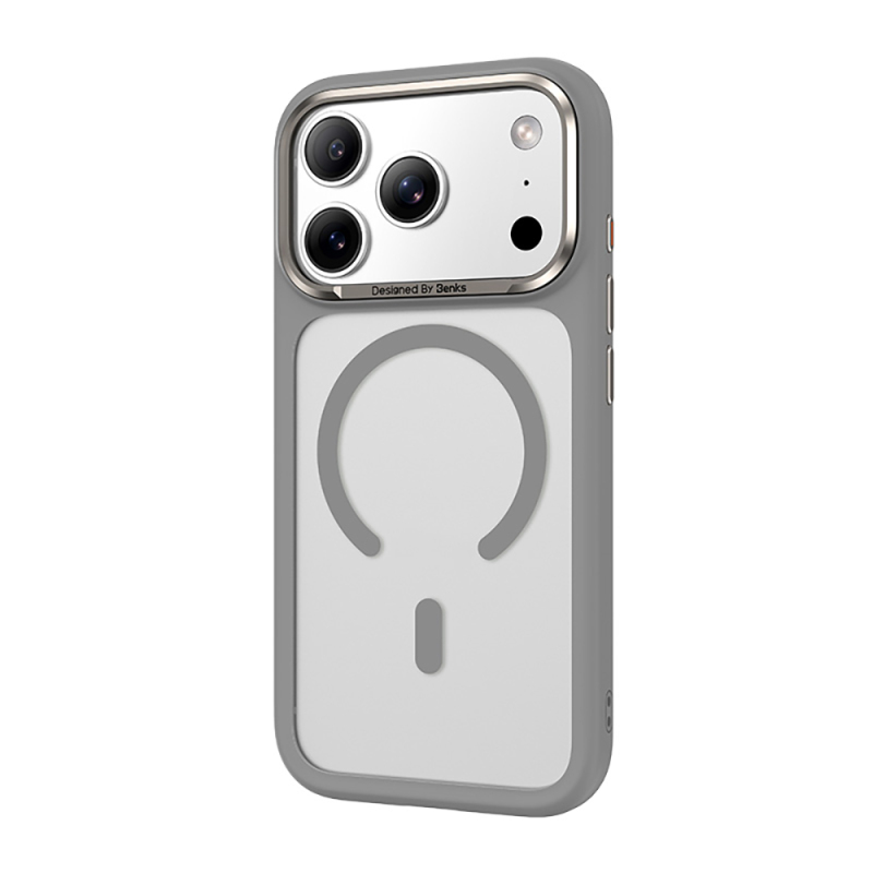 Apple iPhone 17 Pro Kılıf M-Safe Şarj Özellikli Benks Mist C-Magnet Kapak - 6