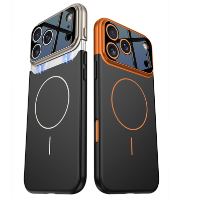 Apple iPhone 17 Pro Kılıf M-safe Şarj Özellikli Çift Parçalı Zore Napoli Kapak - 12