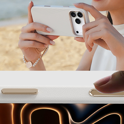 Apple iPhone 17 Pro Kılıf M-Safe Şarj Özellikli Çizgili Udemos Freedom Serisi Kapak - 12