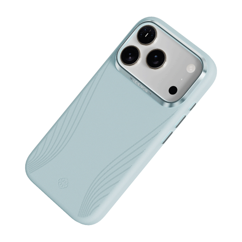 Apple iPhone 17 Pro Kılıf M-Safe Şarj Özellikli Çizgili Udemos Freedom Serisi Kapak - 20