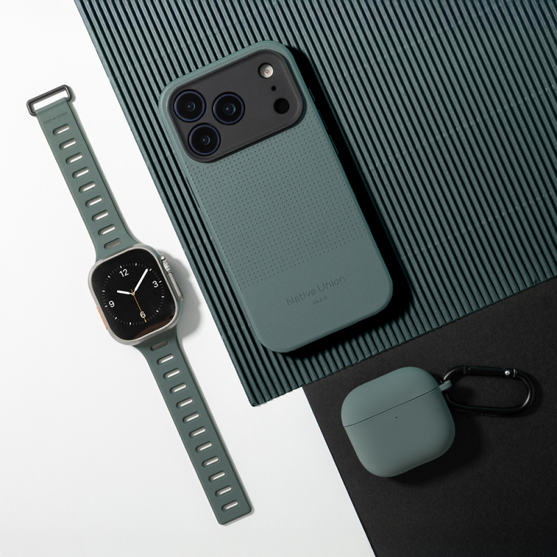 Apple iPhone 17 Pro Kılıf M-safe Şarj Özellikli Deri Dokulu Native Union 2025 Active Serisi Kapak - 22