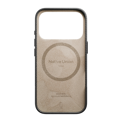 Apple iPhone 17 Pro Kılıf M-safe Şarj Özellikli Deri Dokulu Native Union RE Classic Serisi Kapak - 26