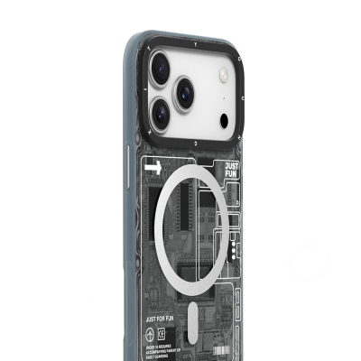 Apple iPhone 17 Pro Kılıf M-safe Şarj Özellikli Kamera Denetim Butonlu Youngkit Technology Serisi Kapak - 8