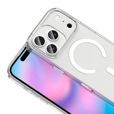 Apple iPhone 17 Pro Kılıf M-safe Şarj Özellikli Kamera Korumalı Zore Kripto Kapak - 4