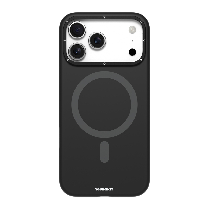 Apple iPhone 17 Pro Kılıf M-Safe Şarj Özellikli Kamera Standlı Youngkit Gel Cream Serisi Kapak - 2