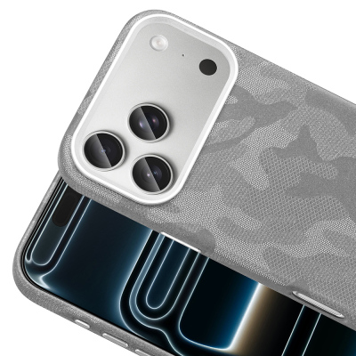 Apple iPhone 17 Pro Kılıf M-Safe Şarj Özellikli Kamuflaj Tasarımlı Zore Sera Sert PC Kapak - 11