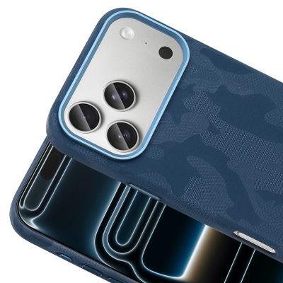 Apple iPhone 17 Pro Kılıf M-Safe Şarj Özellikli Kamuflaj Tasarımlı Zore Sera Sert PC Kapak - 9
