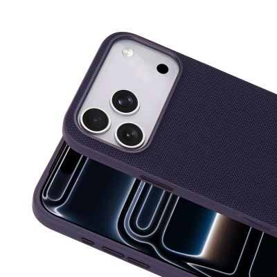 Apple iPhone 17 Pro Kılıf M-Safe Şarj Özellikli Kumaş Tasarımlı Zore Miami Sert PC Kapak - 16