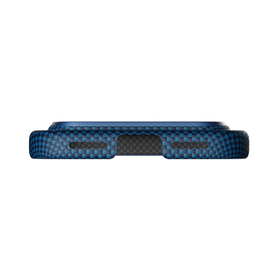 Apple iPhone 17 Pro Kılıf M-safe Şarj Özellikli Lumintex Fosforlu Pitaka Tactile Woven Starpeak Serisi Milky Way Galaxy Kapak - 8