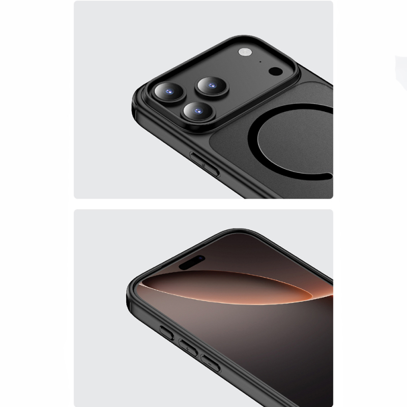 Apple iPhone 17 Pro Kılıf M-safe Şarj Özellikli Mat Arka Yüzey Wlons Lola Kapak - 13