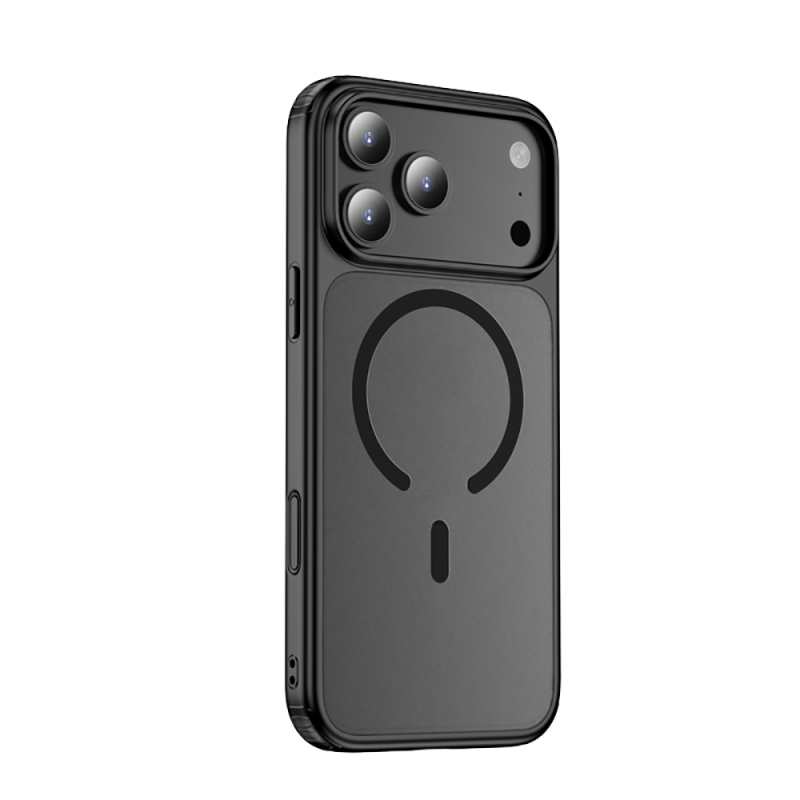 Apple iPhone 17 Pro Kılıf M-safe Şarj Özellikli Mat Arka Yüzey Wlons Lola Kapak - 3