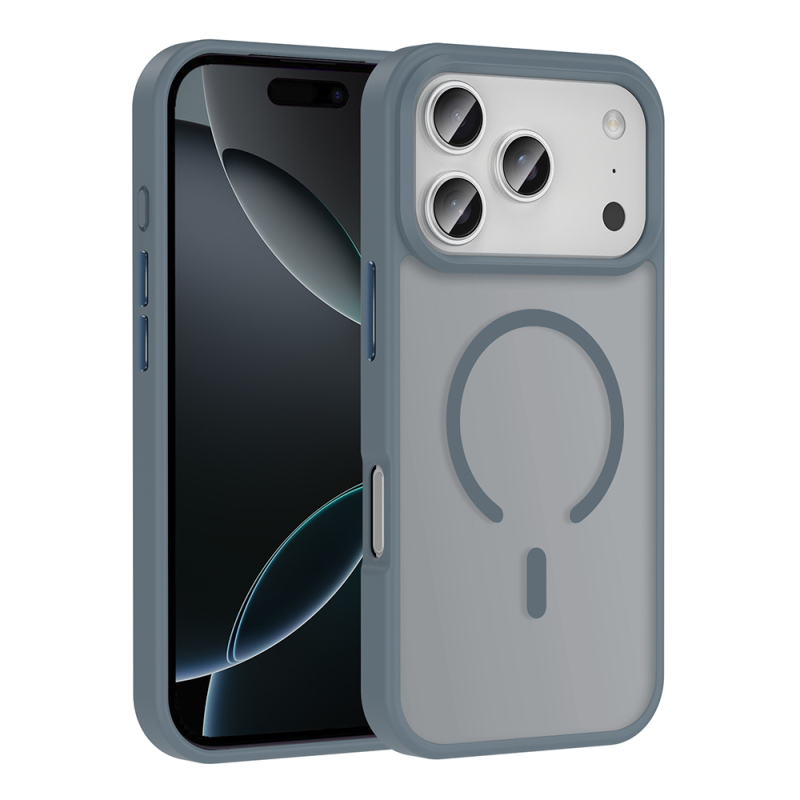 Apple iPhone 17 Pro Kılıf M-safe Şarj Özellikli Mat Arka Yüzey Zore Sio Kapak - 2