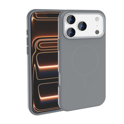 Apple iPhone 17 Pro Kılıf M-Safe Şarj Özellikli Metal Kamera Çerçeveli Zore Edi Silikon Kapak - 6